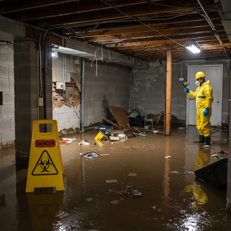 Flooded Basement Electrical Hazard in Verdi, NV Property